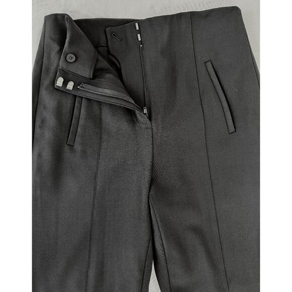 Veronica Beard High Waist Flared Trousers in Black - Picture 2 of 8